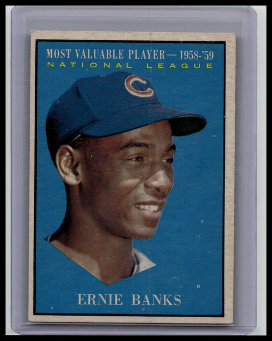 1961 Topps Ernie Banks MVP #485