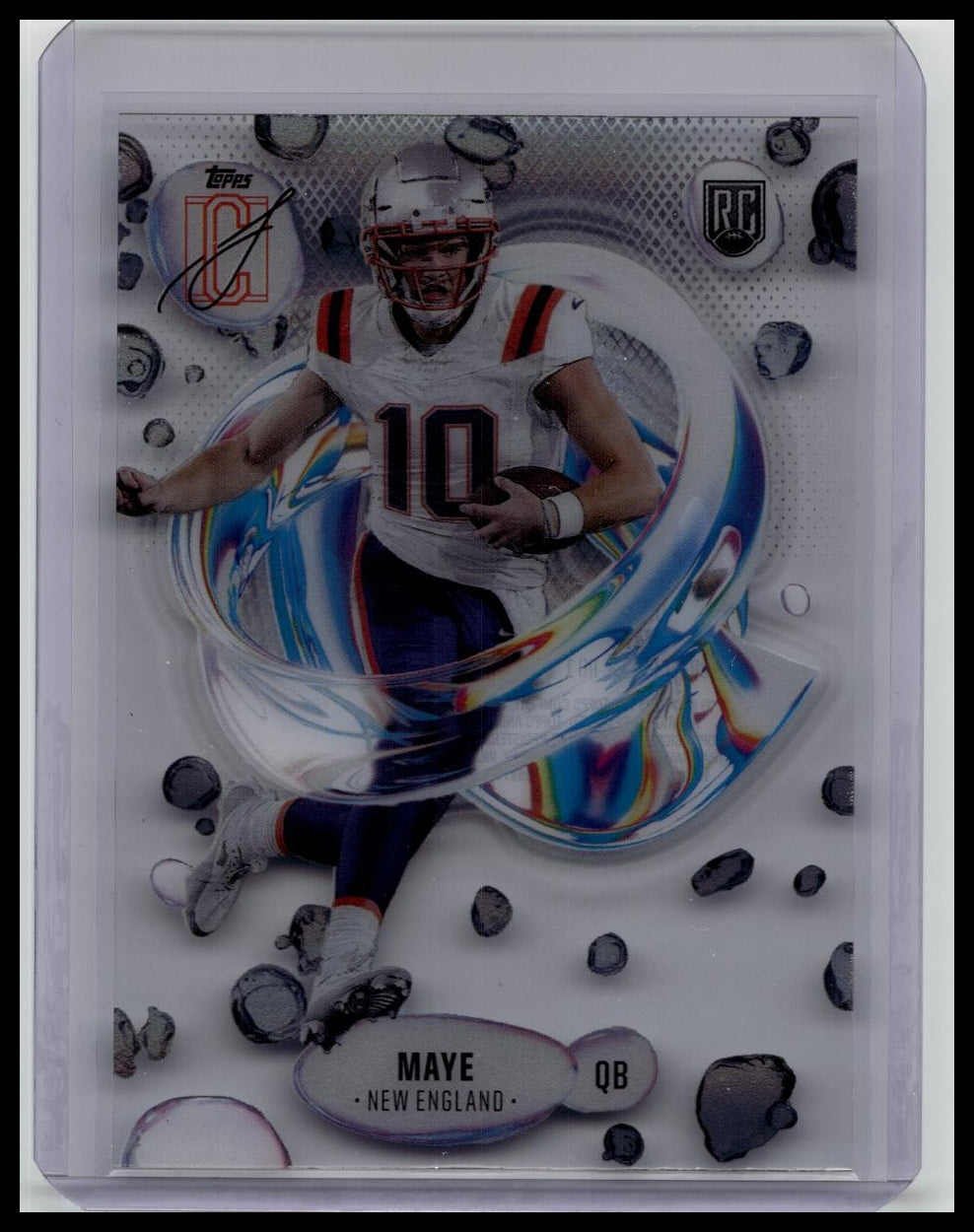 2024 Topps Signature Class Drake Maye Fluidity Acetate SP Insert Rookie Card RC