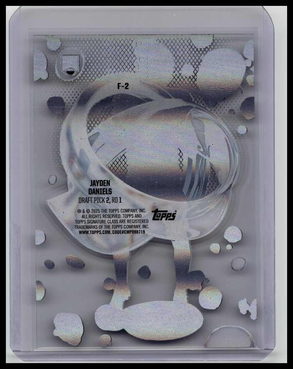 2024 Topps Signature Class Jayden Daniels Fluidity Acetate #F-2 RC