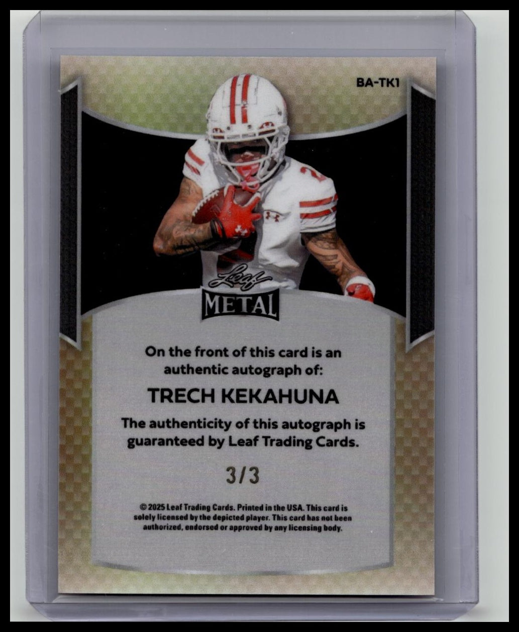 2025 Leaf Metal Prismatic Red Trech Kekahuna Rc Auto 3/3