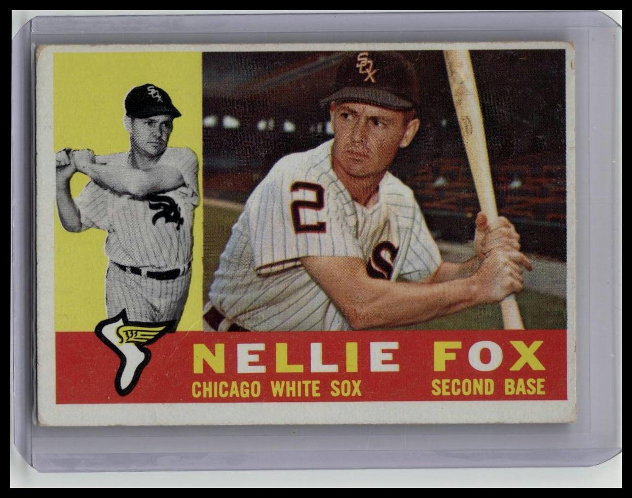 1960 TOPPS #100 NELLIE FOX WHITE SOX