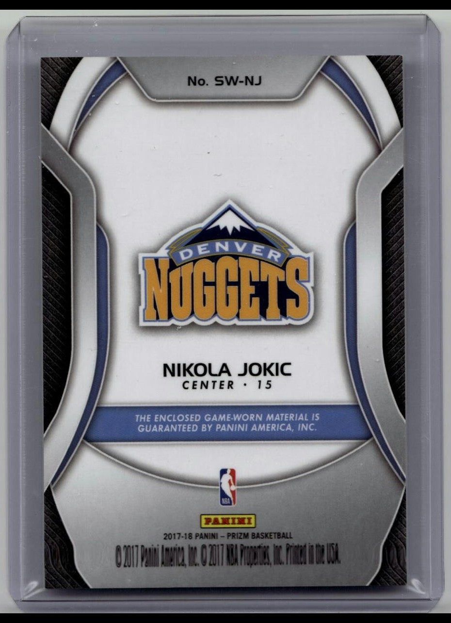 2017-18 Panini Prizm Sensational Swatches #SW-NJ Nikola Jokic Jersey