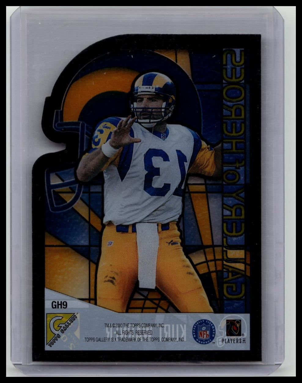 2000 Topps Gallery Of Heroes Kurt Warner