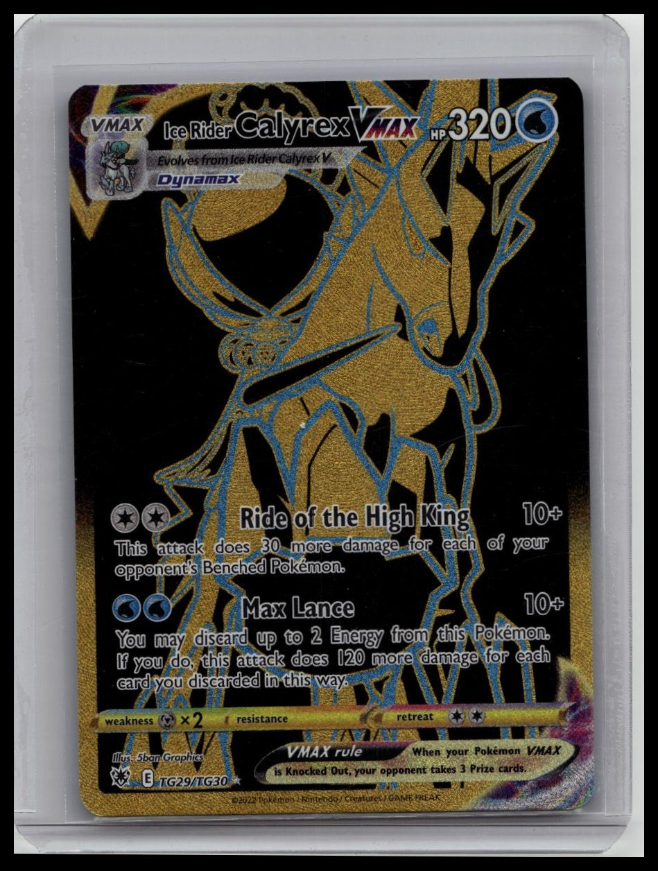 Ice Rider Calyrex VMAX TG29/TG30 Astral Radiance Secret Rare Pokemon TCG