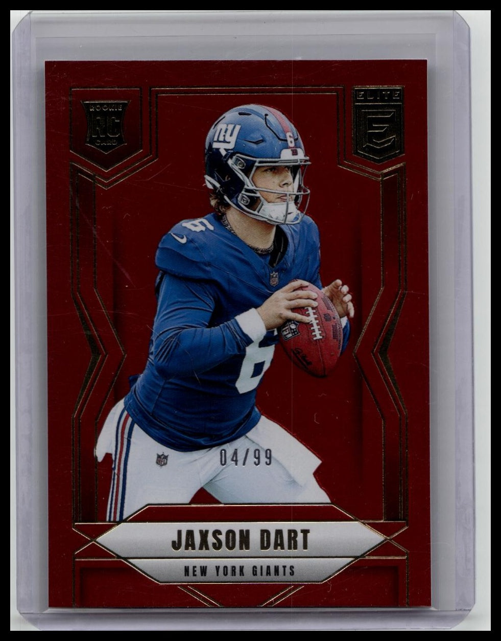 2025 Donruss Elite Rookie Red #103 Jaxson Dart /99 Giants 🔥