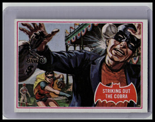 1966 Topps Batman – Striking Out the Cobra #27A