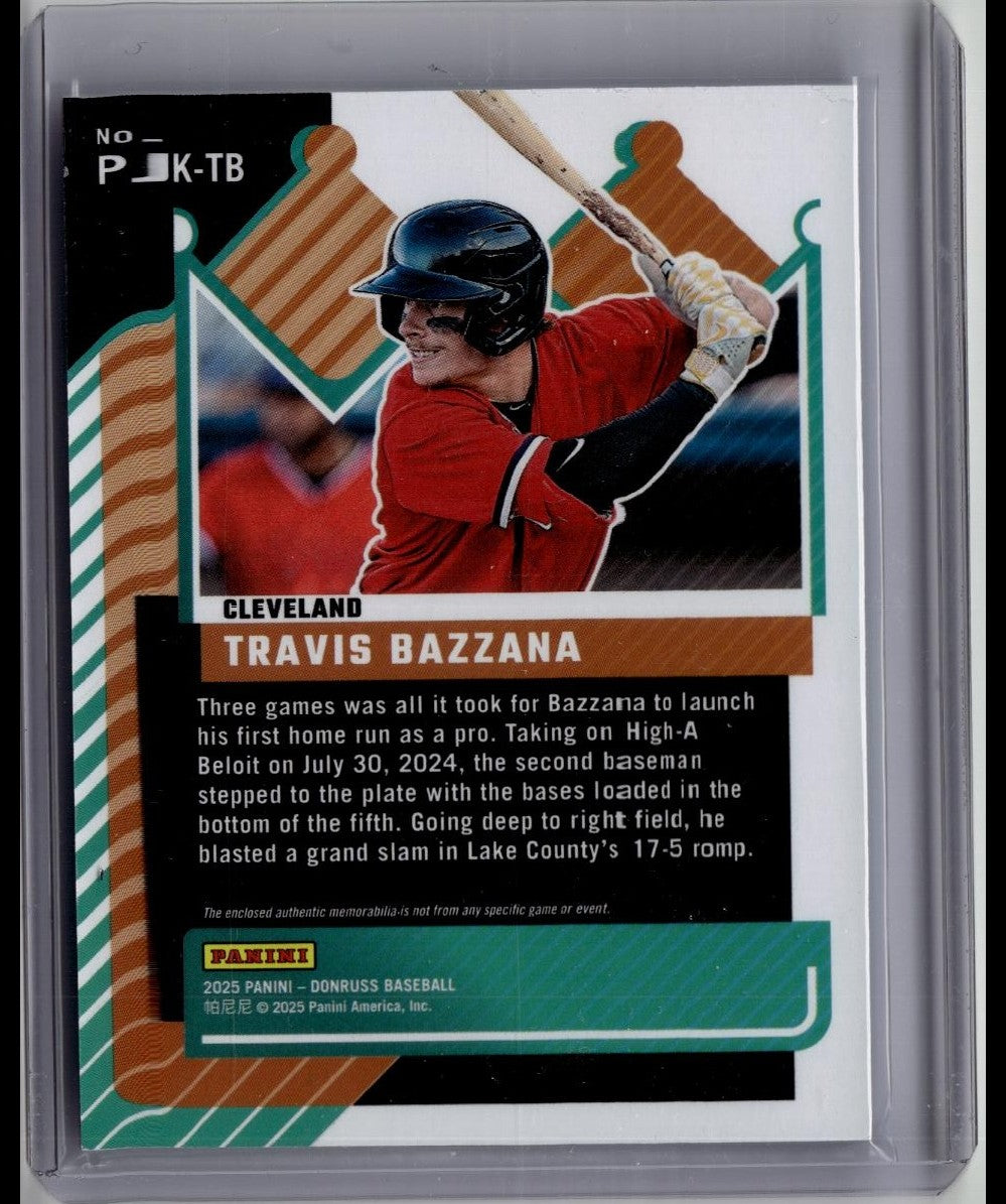 2025 Panini Donruss Prospect Jersey Kings Travis Bazzana RC /25
