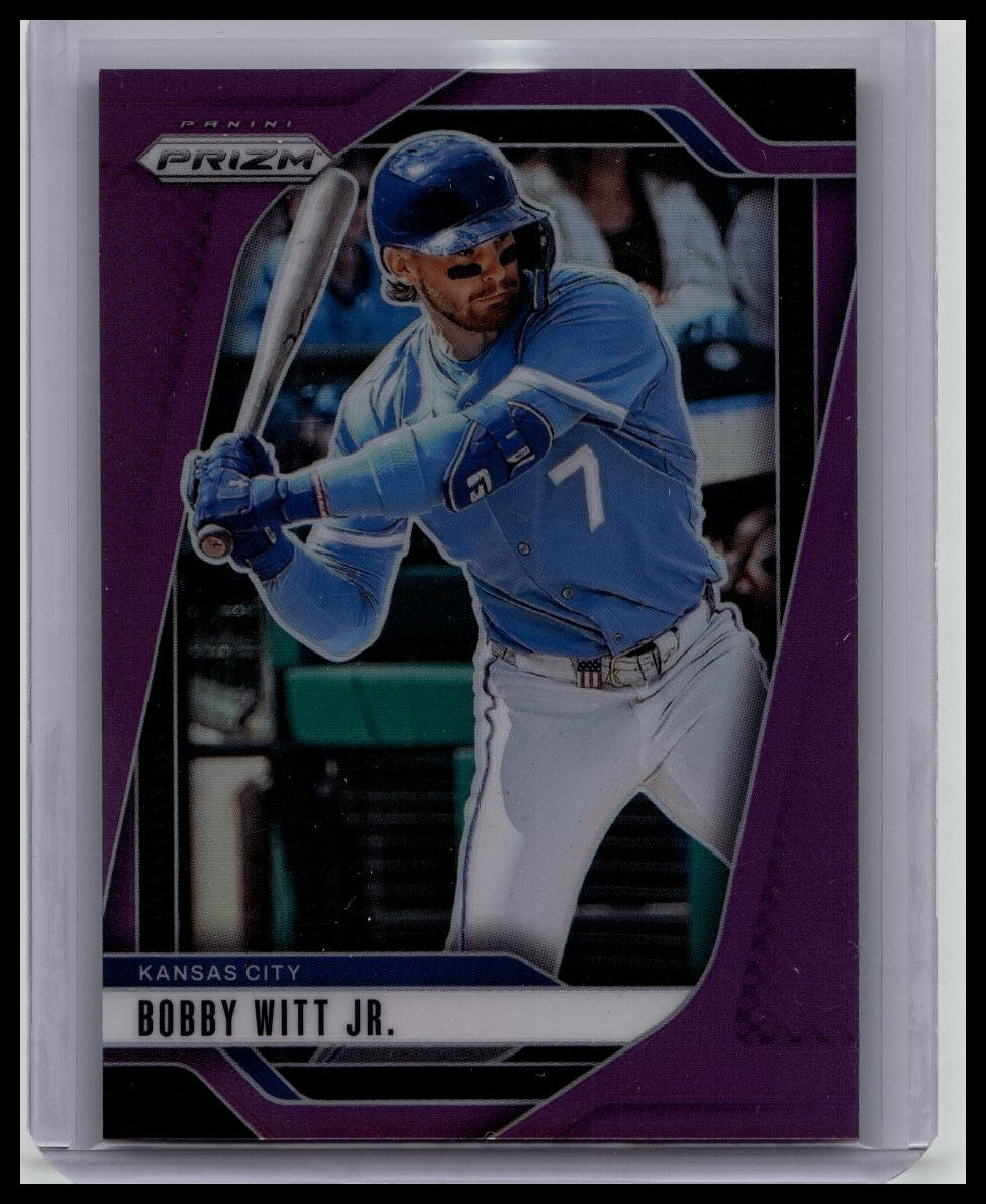 2025 Panini Prizm Baseball Bobby Witt Jr. Purple Prizm /149 - Royals
