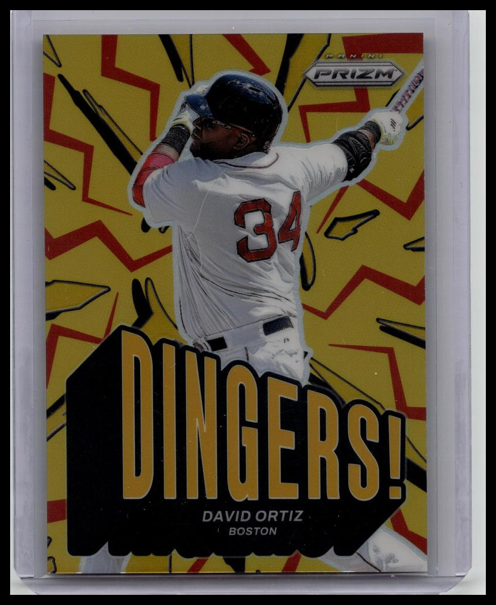 2025 Panini Prizm Baseball Dingers #8 David Ortiz /10