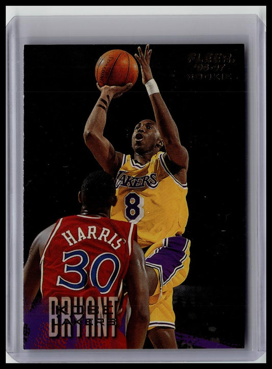 Kobe Bryant 1996-97 Fleer Rookie Card #203