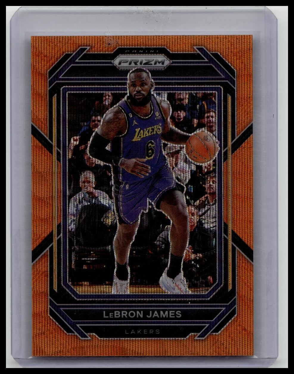 2022-23 Panini Prizm LeBron James #134 Orange Wave /60