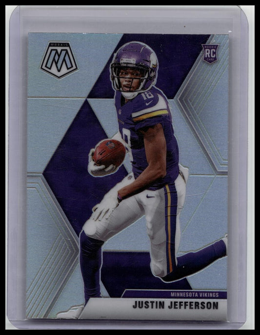 2020 Panini Mosaic - Rookies Justin Jefferson #209 Silver Prizm (RC)