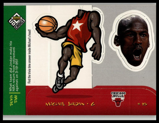 1998-99 Upper Deck UD Choice - Mini Bobbing Heads Michael Jordan #30