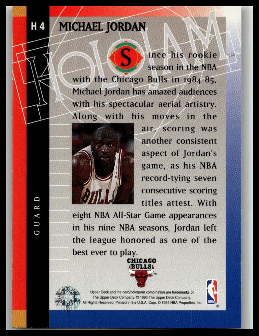 1993-94 Upper Deck - Box Set Holojam Michael Jordan #H4