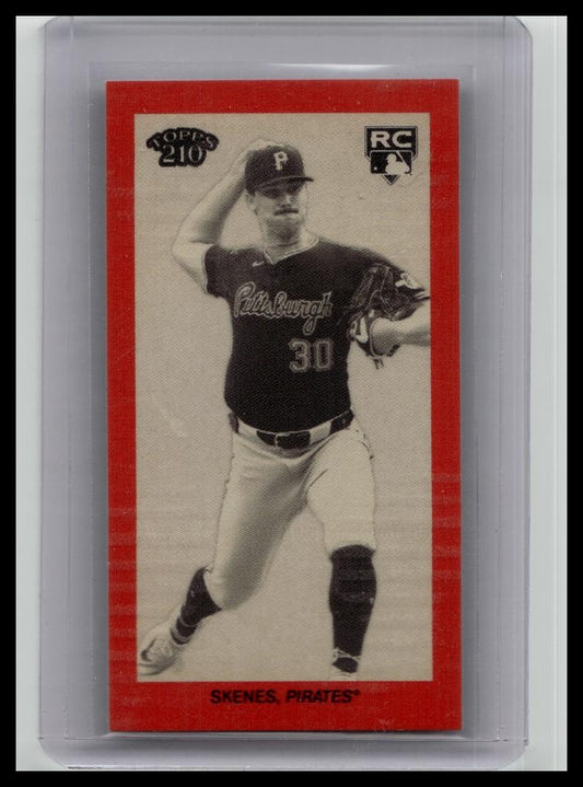 Paul Skenes RC 2024 Topps 206 T206 - T210 Series Parallel Short Print Pirates