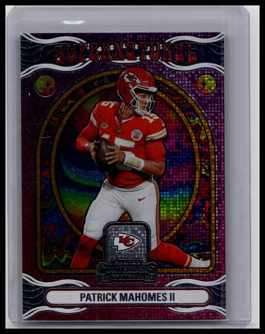 Patrick Mahomes 2024 Panini Contenders- Supernatural No.1 Kansas City Chiefs