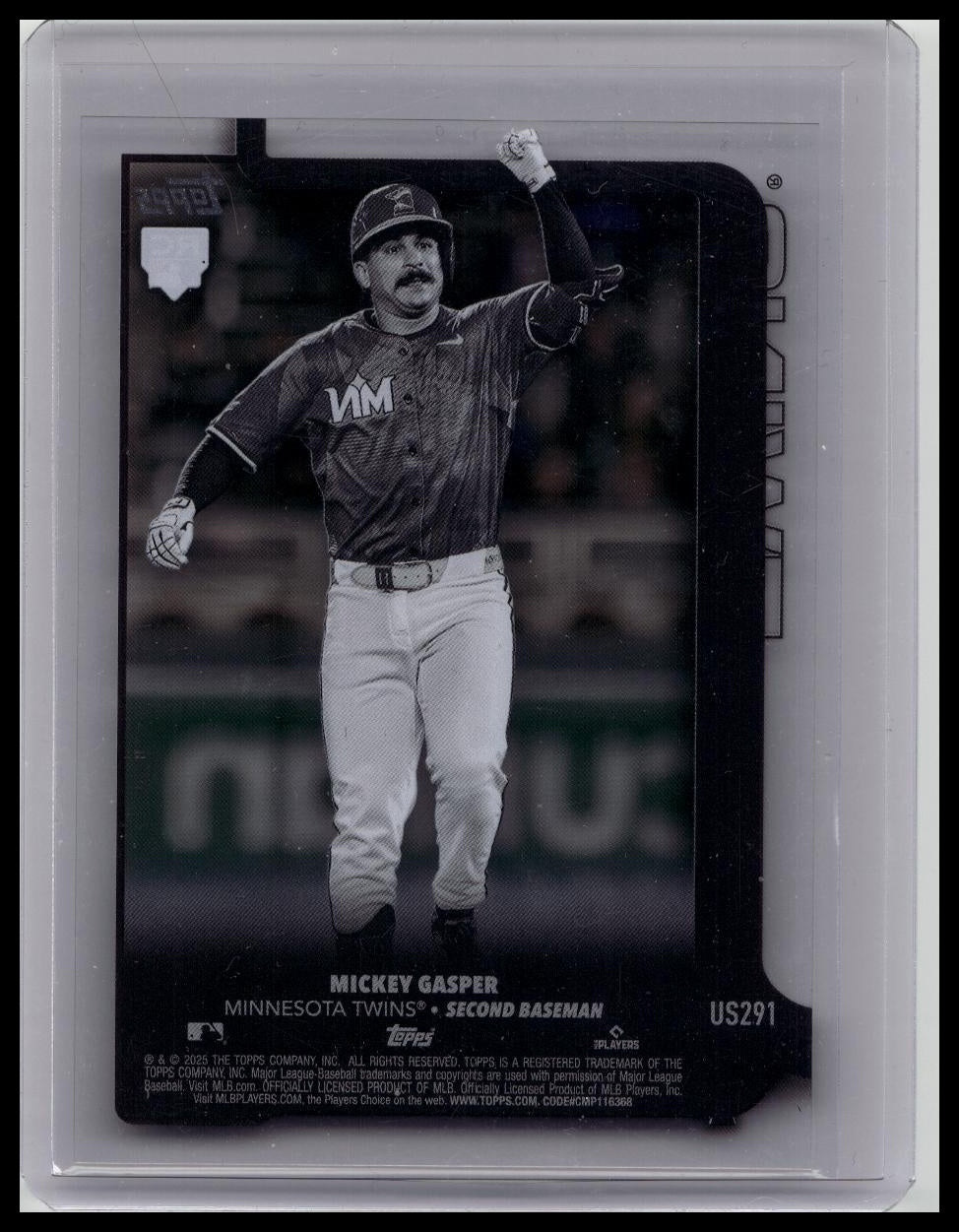 Mickey Gasper 2025 Topps Update Acetate 2/10 Card #US291 CASE HIT SSP