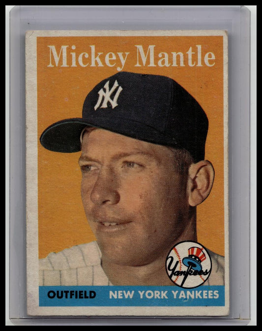 1958 Topps Mickey Mantle #150