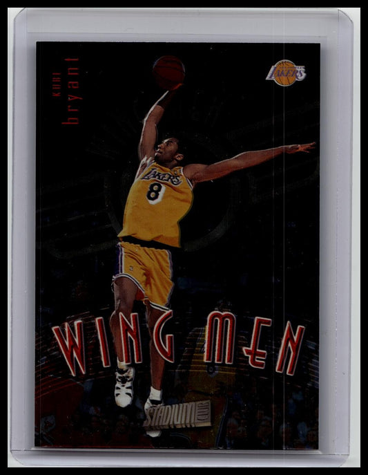 Kobe Bryant 1999 Topps Stadium Club Wing Men Card Insert #W1