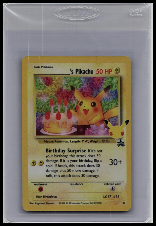 Pokémon Birthday Pikachu