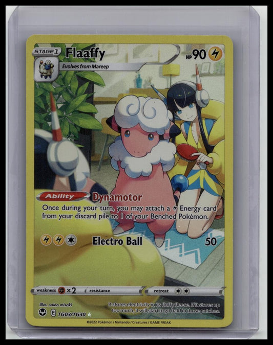 Pokémon TCG Flaaffy S & S Silver Tempest TG03/TG30 Trainer Gallery Holo