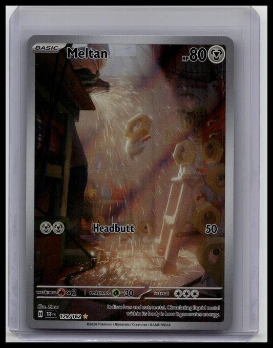 Meltan - 179/162 - Pokemon Temporal Forces Illustration