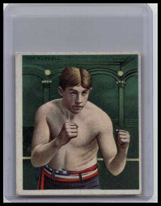 1910 ATC Champions Tobacco T218 Unk Russell Mecca Back