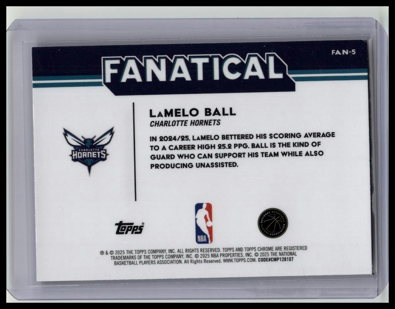 2025-26 Topps Chrome - Fanatical LaMelo Ball #FAN-5