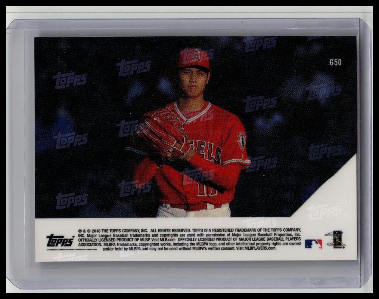 2018 Topps Now 650 Shohei Ohtani RC 3rd In MLB With 15 HRs & 4 Wins
