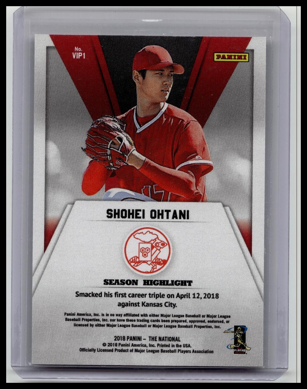SHOHEI OHTANI ROOKIE ANGELS 2018 PANINI THE NATIONAL #VIP1 🔥🔥