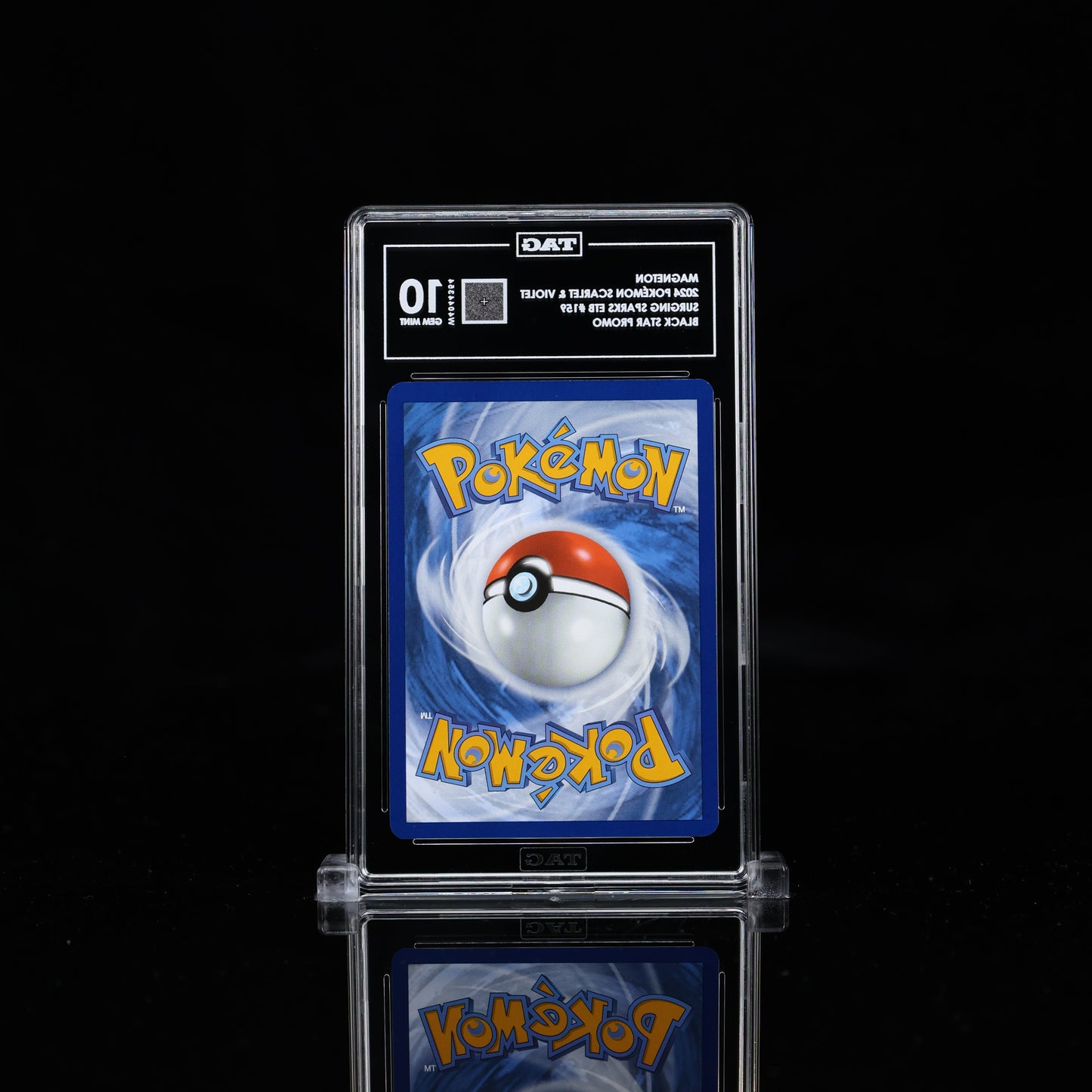 2024 Pokemon Surging Sparks 159 Magneton Pokemon Center Promo TAG 10