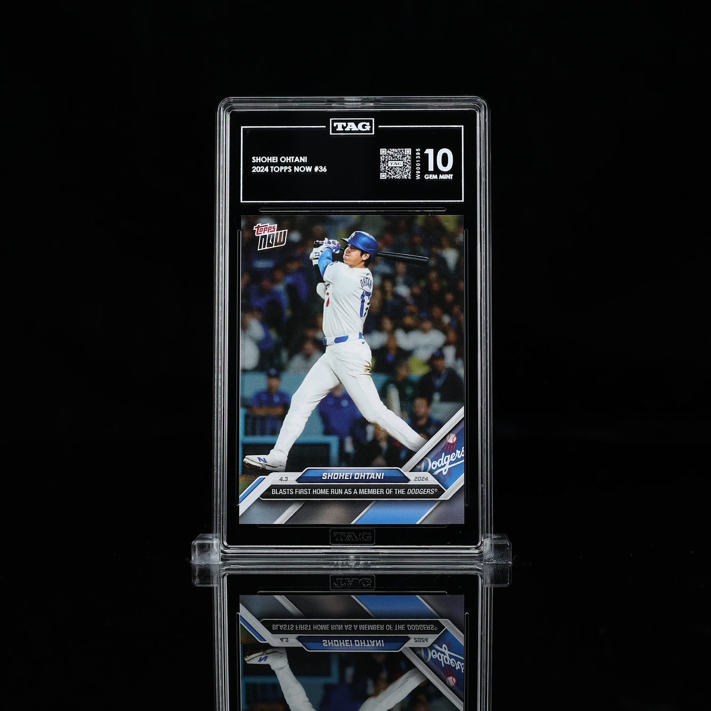 2024 Topps Now Ohtani First Dodgers Home Run TAG 10
