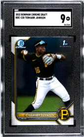 2022 Bowman Draft Baseball Termarr Johnson 1st Bowman SGC 9