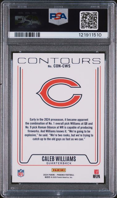 2024 Phoenix Contours Caleb Williams Rookie PSA 10