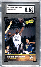 1996-97 Score Board All Sport PFF Kobe Bryant #11 SGC 8.5
