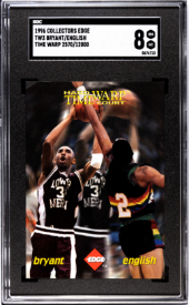 1996 Edge Hard Court Time Warp Kobe Bryant Alex English SGC 8