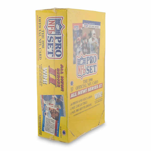 1990 PRO SET FOOTBALL CARD SERIES II 2 SEALED BOX 36 PACKS