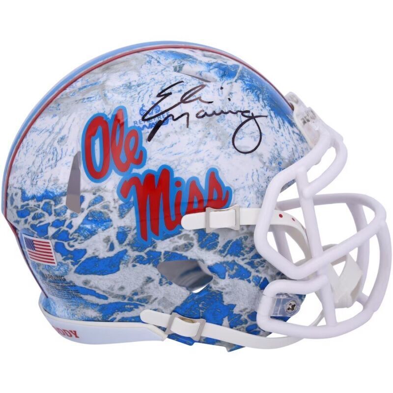 Eli Manning Signed Ole Miss Mini Helmet