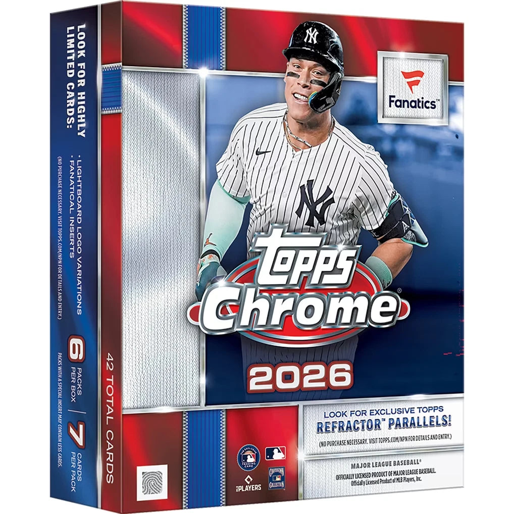 2026 Topps Chrome Fanatics Mega Box