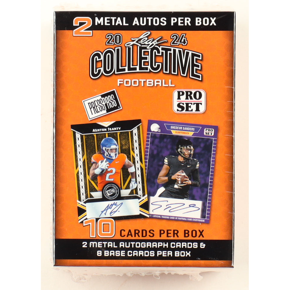 2024 Leaf Collective Football Blaster Box