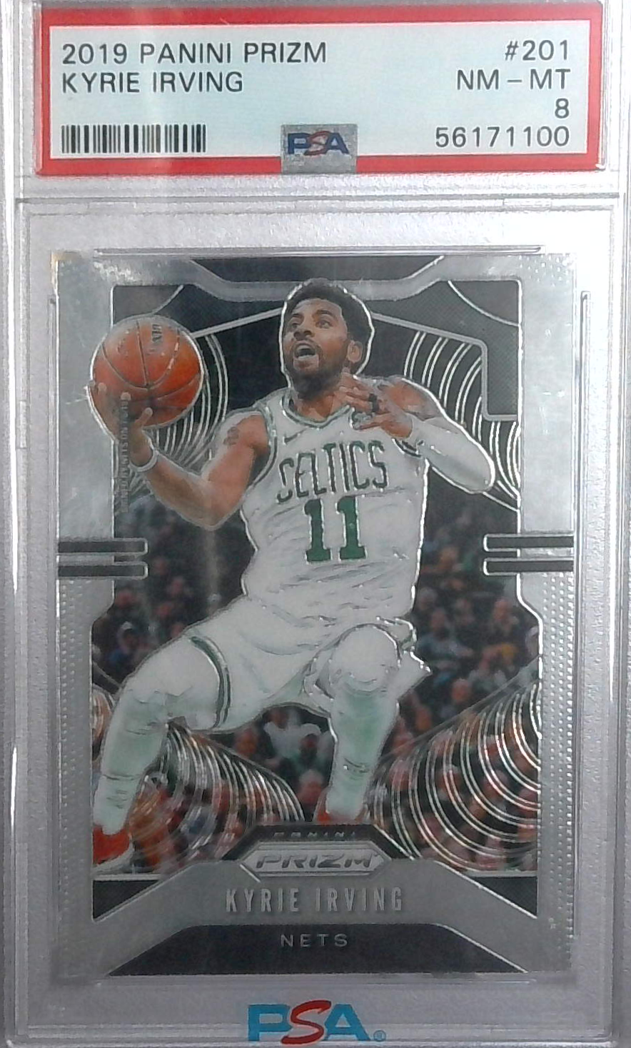 2019 Panini Prizm Kyrie Irving # Psa 8