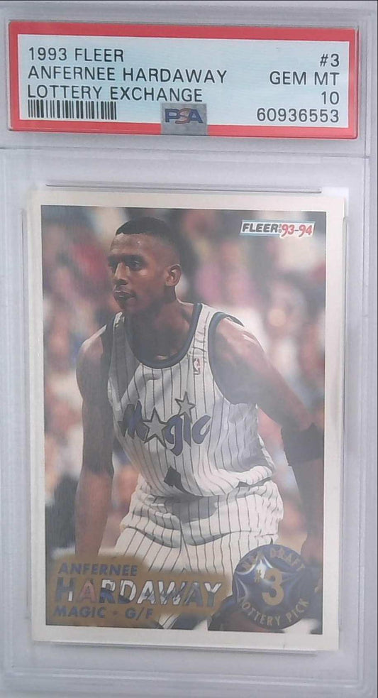 1993 FLEER ANFERNEE "PENNY" HARDAWAY LOTTERY EXCHANGE PSA 10 Magic