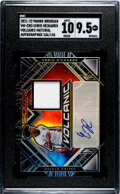 2021 Obsidian Chris Richards Volcanic Jersey Auto Team USA /145 SGC 9.5