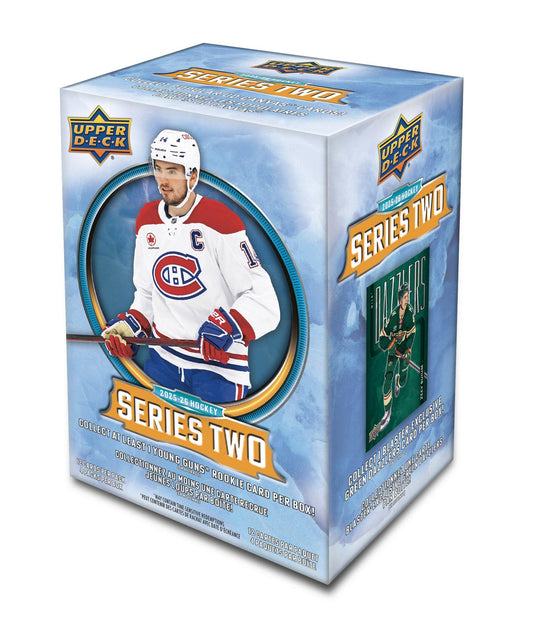 2025-26 Upper Deck Series 2 NHL Hockey Blaster Box
