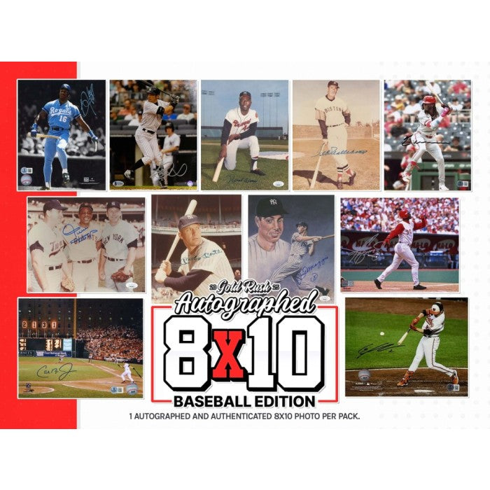 2025 Gold Rush Autographed 8 x 10 Baseball Edition