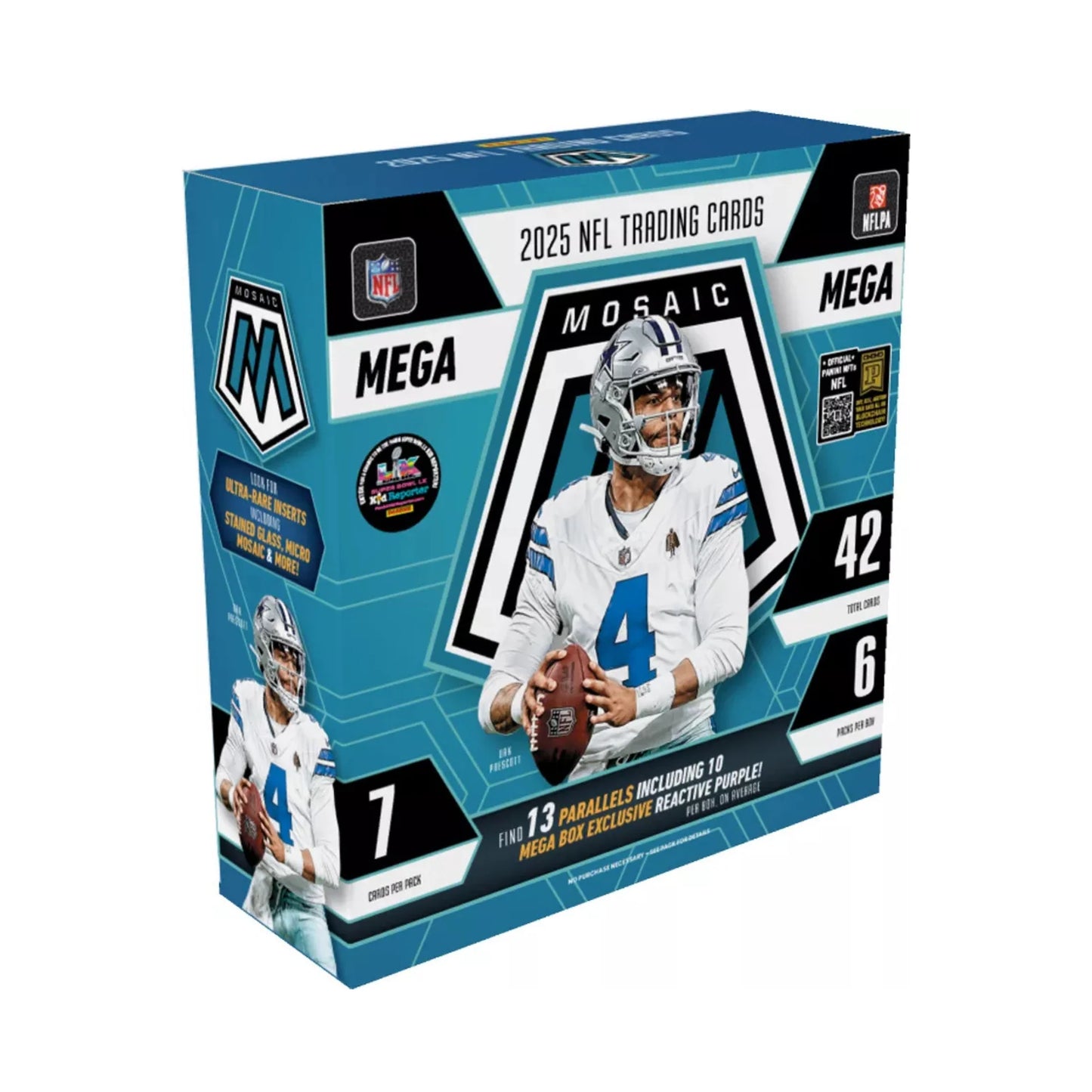 2025 Panini Mosaic NFL Football 42ct. MEGA BOX