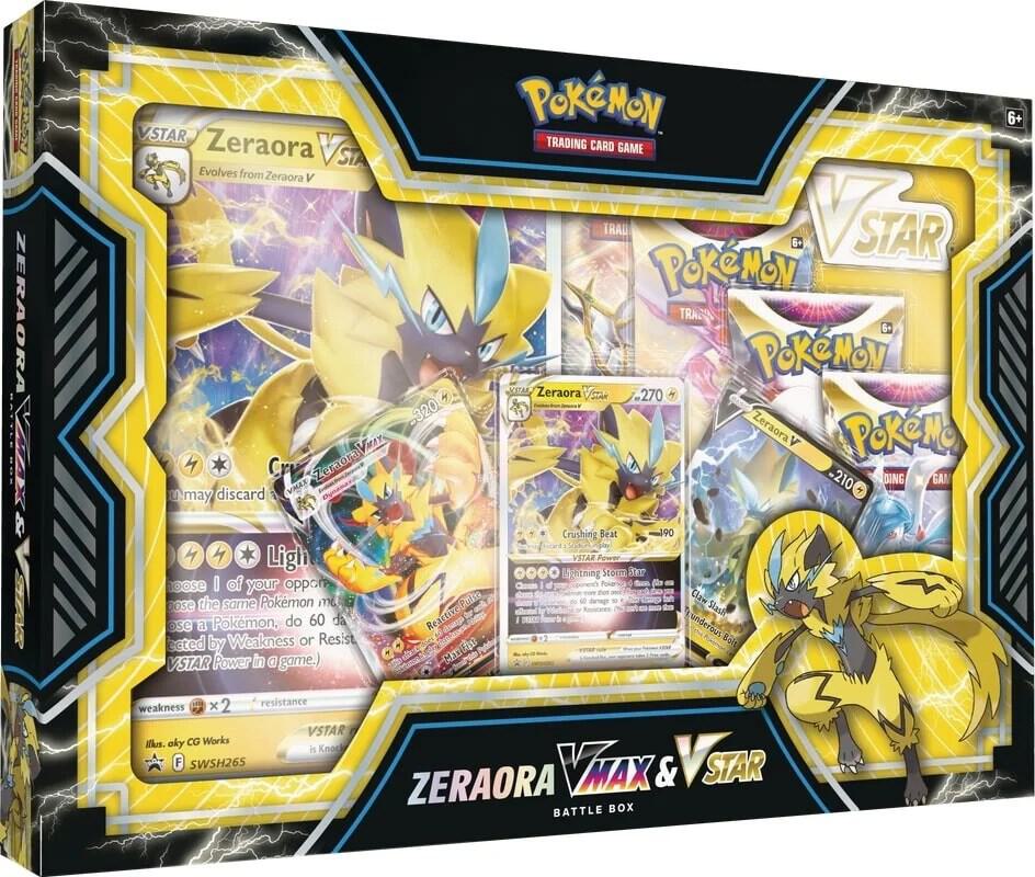 Pokémon Zeraora VMAX & VSTAR Battle Box