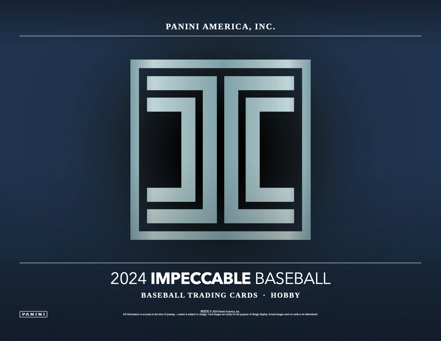 2024 Impeccable Baseball Hobby Box