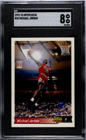 1992-93 Upper Deck Michael Jordan #23 Bulls SGC 8