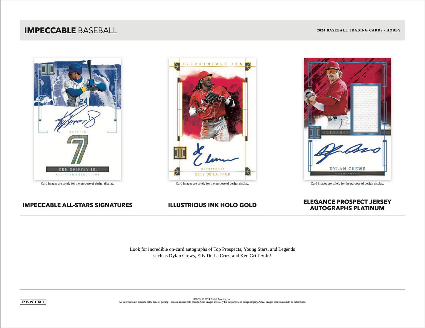 2024 Impeccable Baseball Hobby Box